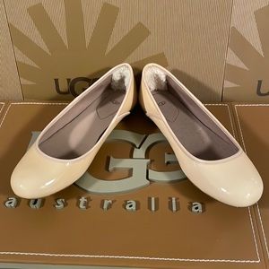 New Womens UGG Antora II Nude Cream Ballerina Flats shoes Round Toe